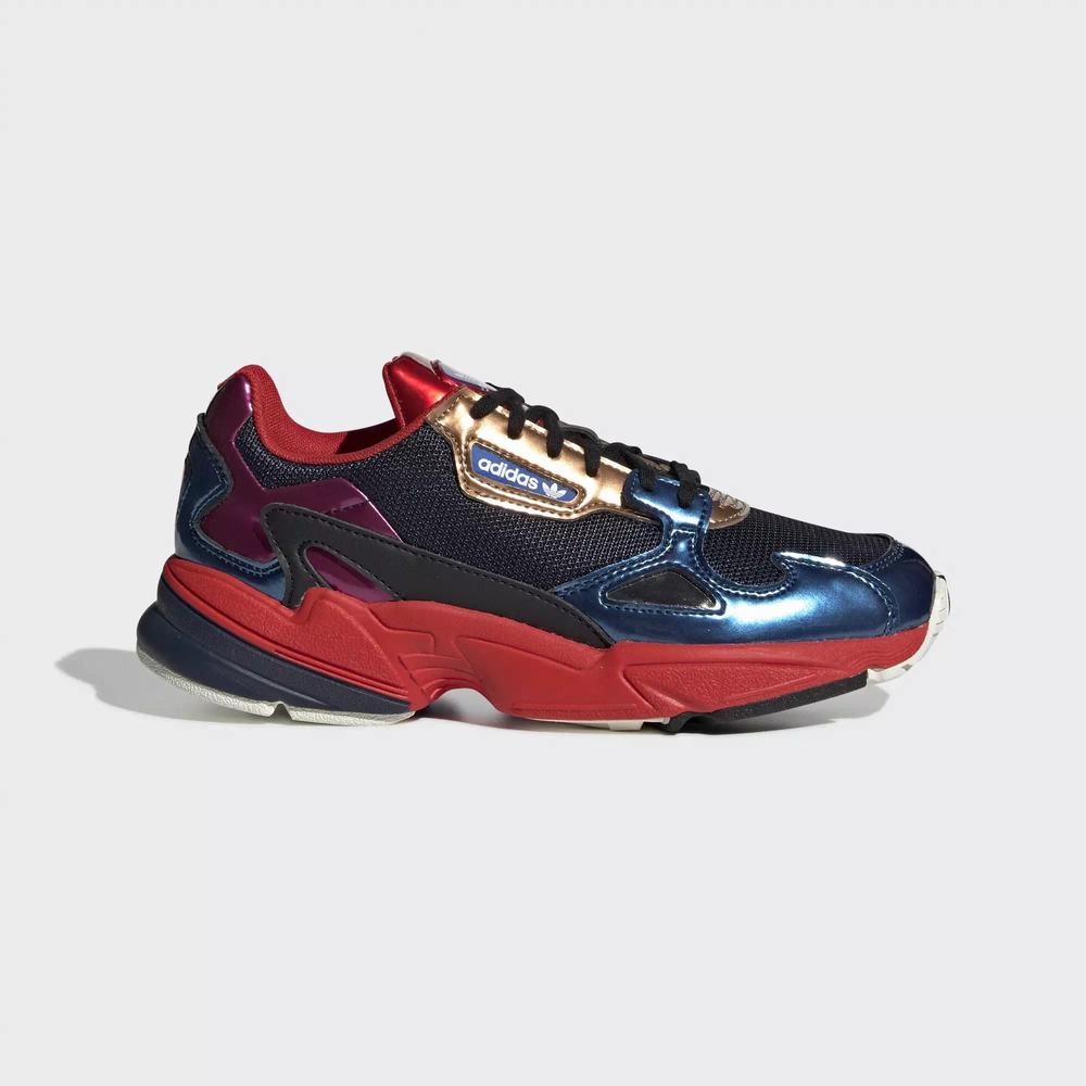 Adidas Falcon Tenis Azules Para Mujer (MX-91650)